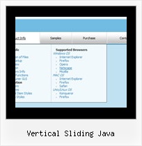 Vertical Sliding Java Dhtml Pop Up Menus Examples