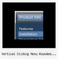 Vertical Sliding Menu Rounded Corners Frames Menu