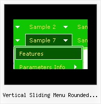 Vertical Sliding Menu Rounded Corners Tree Menu Slide