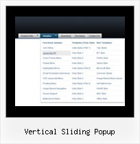 Vertical Sliding Popup Dhtml Collapsing