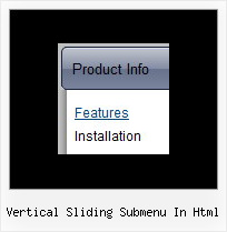 Vertical Sliding Submenu In Html Web Menu Navigation