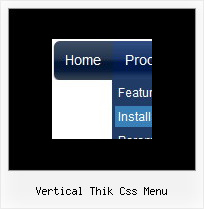 Vertical Thik Css Menu Rollover Pulldown Menu