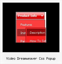 Video Dreamweaver Css Popup Pop Up Menu Position
