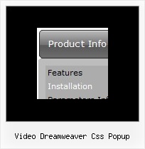 Video Dreamweaver Css Popup Dinamic Menu Javascript