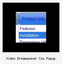 Video Dreamweaver Css Popup Javascript Menu Js