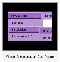 Video Dreamweaver Css Popup Drop Down Menus Javascript Html