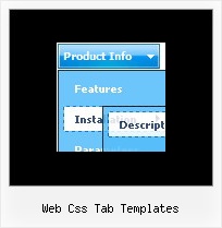 Web Css Tab Templates Cselect And Javascript