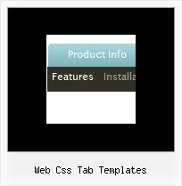 Web Css Tab Templates Code For Horizontal Menu In Javascript