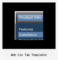Web Css Tab Templates Html Xp Style Menu
