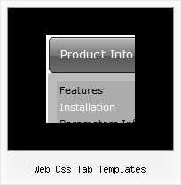 Web Css Tab Templates Download Sample Navigation Bar