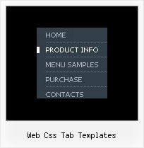 Web Css Tab Templates Dynamic Menu Creation