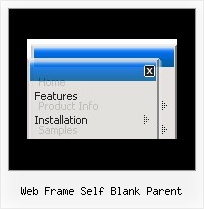 Web Frame Self Blank Parent Java Menu Script Examples