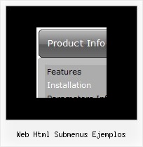 Web Html Submenus Ejemplos Javascripts Dropdown Menu Example