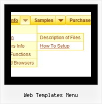 Web Templates Menu Javascript Folding Menu