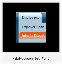 Webdropdown Set Font Menu Deroulant Javascript Dhtml
