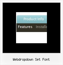 Webdropdown Set Font Download Menu Deroulant Java