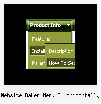 Website Baker Menu 2 Horizontally Drag N Drop Buttons