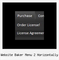 Website Baker Menu 2 Horizontally Down Menu Vertical