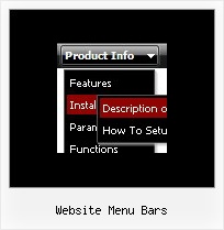 Website Menu Bars Moving Menubar