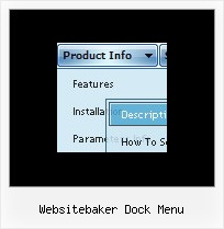 Websitebaker Dock Menu Transparent Dropdown Menu