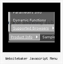 Websitebaker Javascript Menu Html Tab Sample