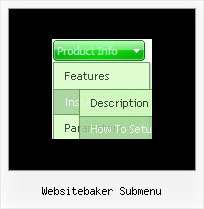 Websitebaker Submenu Css Menus Drop Down Vertical