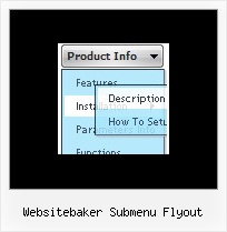 Websitebaker Submenu Flyout Movable Javascript Menu