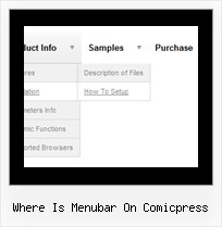 Where Is Menubar On Comicpress Tab Menu Css