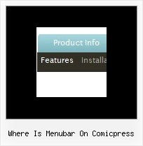 Where Is Menubar On Comicpress Pulldown Menu Source Code