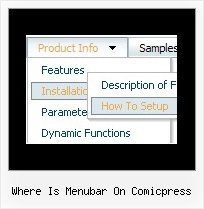 Where Is Menubar On Comicpress Dynamic Html Sliding Menus