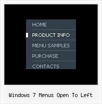 Windows 7 Menus Open To Left Pop Up Menu Generator