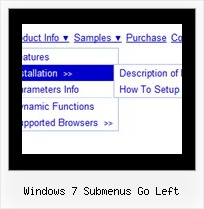 Windows 7 Submenus Go Left Xp Style Menu Is Html