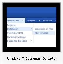 Windows 7 Submenus Go Left Right Click Popup
