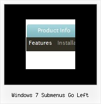Windows 7 Submenus Go Left Navigation Sample Css Download