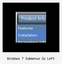 Windows 7 Submenus Go Left Code For Animated Menus