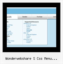 Wonderwebshare S Css Menu Generator Dhtml Hide Information