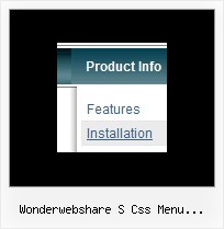 Wonderwebshare S Css Menu Generator Javascript Rollover Drop Down Menus