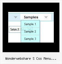 Wonderwebshare S Css Menu Generator Dhtml Menu Table