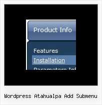 Wordpress Atahualpa Add Submenu Javascript Text Transition