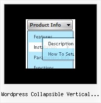 Wordpress Collapsible Vertical Menu Rolldown Menu Html