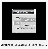 Wordpress Collapsible Vertical Menu Drop Down Menu Transparent