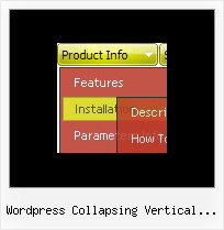 Wordpress Collapsing Vertical Menus Pulldown Menus In Javascript