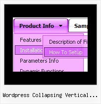Wordpress Collapsing Vertical Menus Fireworks Vertical Menu