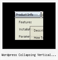 Wordpress Collapsing Vertical Menus Vertical Menu In Javascript