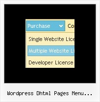Wordpress Dhtml Pages Menu Subpages Dhtml Contextmenu