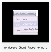 Wordpress Dhtml Pages Menu Subpages Disable Browser Right Click Popup Menu