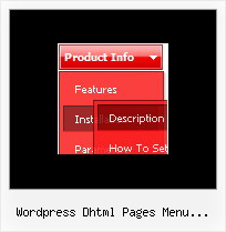 Wordpress Dhtml Pages Menu Subpages Javascript Tab Sample