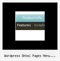 Wordpress Dhtml Pages Menu Subpages Vertical Menu On Mouseover
