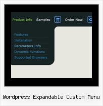 Wordpress Expandable Custom Menu Menu Generator