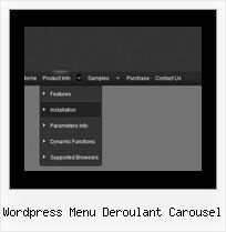 Wordpress Menu Deroulant Carousel Image Scrolling Menu
